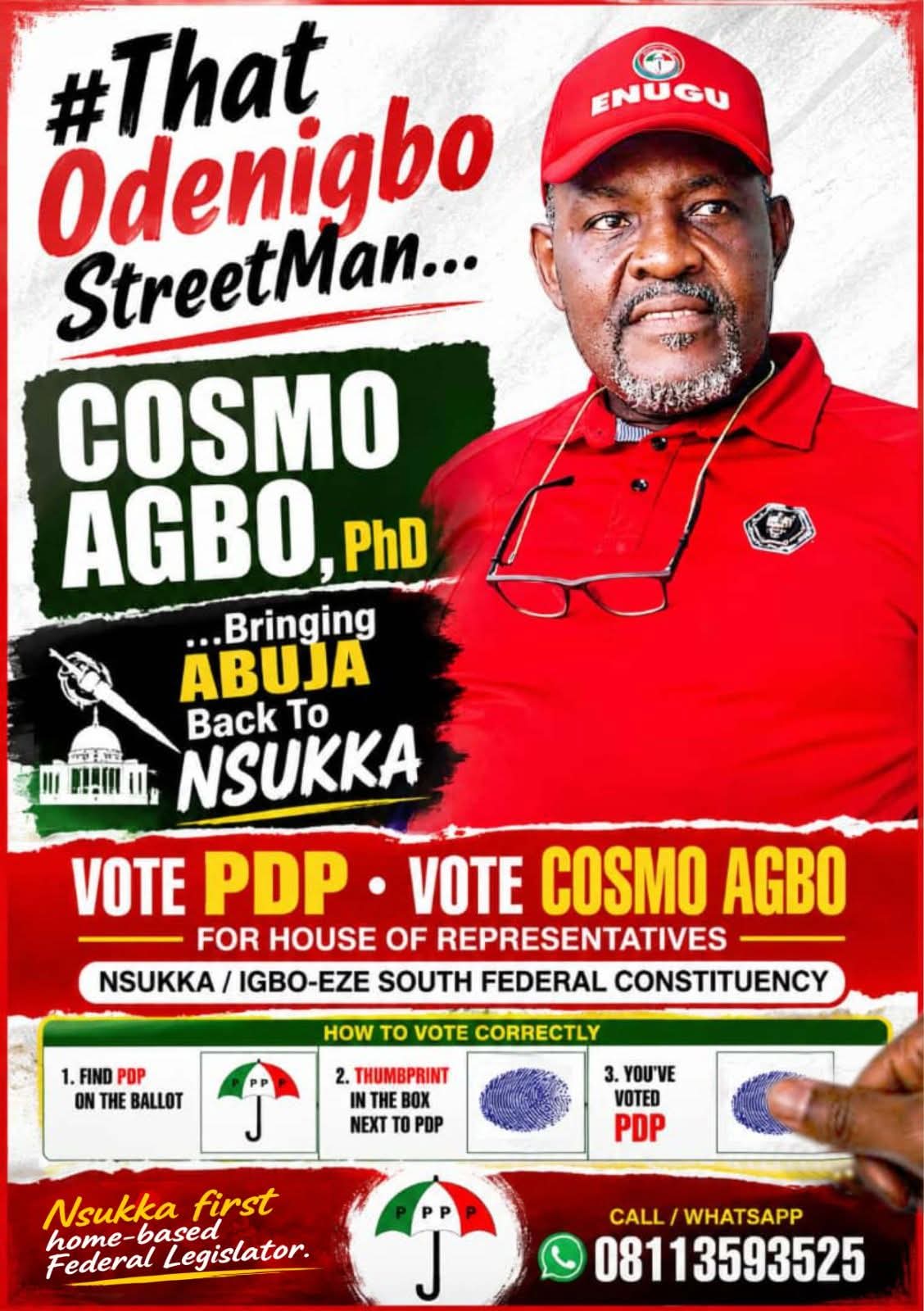 Making History for Nsukka: Dr. Cosmo Agbo’s Groundbreaking Candidacy Redefines Legislative Representation for Nsukka/Igbo-Eze South