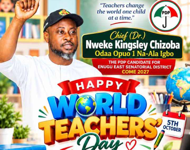 WORLD TEACHERS’ DAY: ODAA OPUO COMMENDS TEACHERS FOR THEIR INVALUABLE CONTRIBUTIONS TO SOCIETY