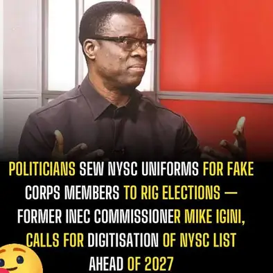 The NYSC Uniform Syndicate: How Desperate Politicians Sew Fake Khakis to Rig Elections, and Why Mike Igini’s Warning Must Save 2027
