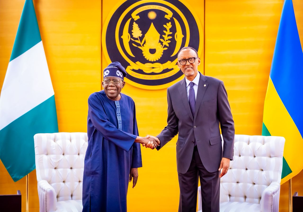 TINUBU AND KAGAME AGREE TO STRENGTHEN NIGERIA–RWANDA PARTNERSHIP