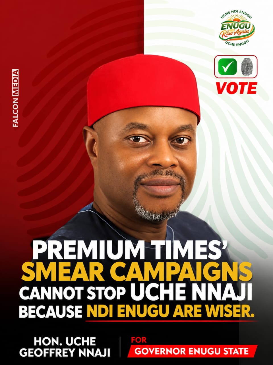 Premium Times’ Smear Campaigns Cannot Destroy Uche Nnaji’s Rising Popularity Because Ndi Enugu Are Wiser .